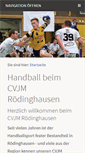 Mobile Screenshot of cvjm-roedinghausen-sport.de