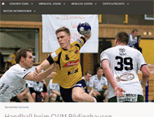 Tablet Screenshot of cvjm-roedinghausen-sport.de